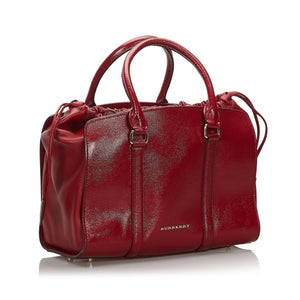 Burberry Red Bordeaux Others Leather Dinton Satchel United Kingdom