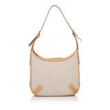 Burberry Brown Beige Canvas Fabric Shoulder Bag United Kingdom