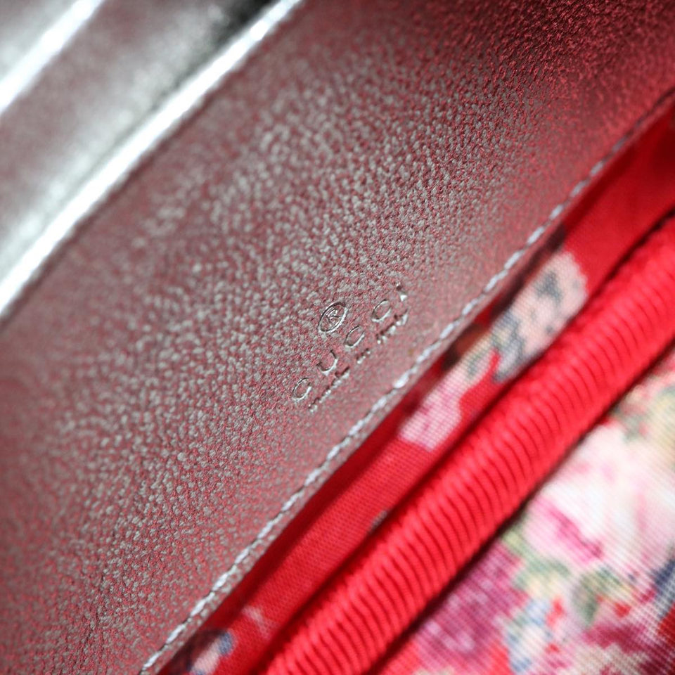 GUCCI Horse Bit Pochette Shoulder Bag Lamb Skin Red Blue 534951  jk3012