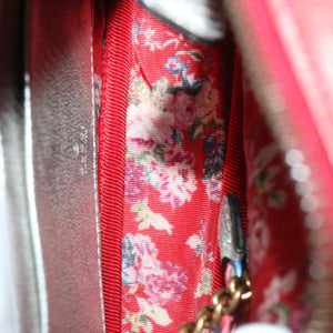 GUCCI Horse Bit Pochette Shoulder Bag Lamb Skin Red Blue 534951  jk3012