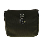 CHRISTIAN DIOR Trotter Canvas Shoulder Bag Khaki  ki2109