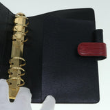 LOUIS VUITTON Epi Agenda PM Day Planner Cover Red R20057 LV Auth ki3852