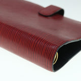 LOUIS VUITTON Epi Agenda PM Day Planner Cover Red R20057 LV Auth ki3852