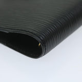 LOUIS VUITTON Epi Agenda PM Day Planner Cover Black R20052 LV Auth ki4021