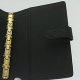 LOUIS VUITTON Epi Agenda PM Day Planner Cover Black R20052 LV Auth ki4021