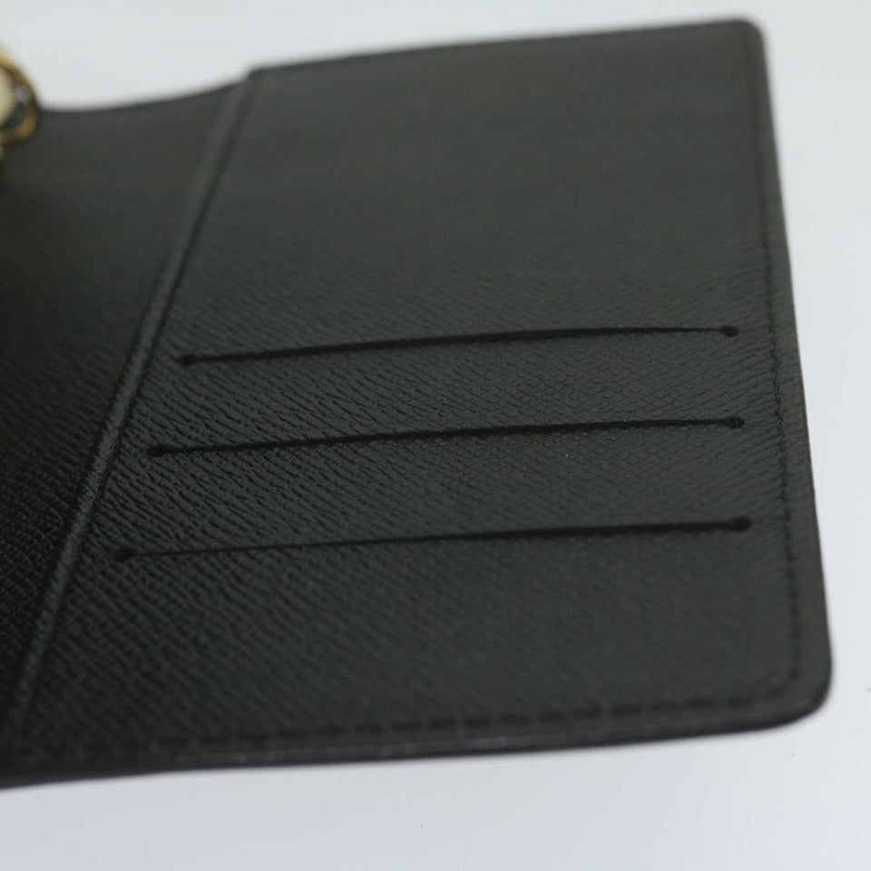 LOUIS VUITTON Epi Agenda PM Day Planner Cover Black R20052 LV Auth ki4021