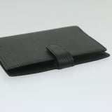 LOUIS VUITTON Epi Agenda PM Day Planner Cover Black R20052 LV Auth ki4021