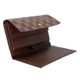 Louis Vuitton Damier Ebene Canvas Sarah Travel Wallet LV-0402N-0105