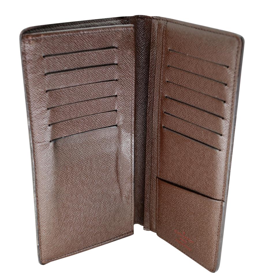 Louis Vuitton Damier Monogram GM Travel Checkbook Wallet LV-1202P-0001