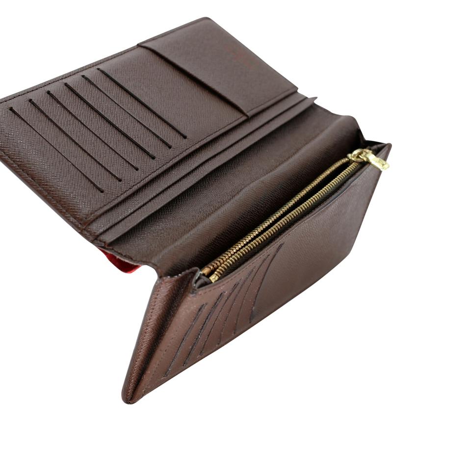 Louis Vuitton Damier Monogram GM Travel Checkbook Wallet LV-1202P-0001