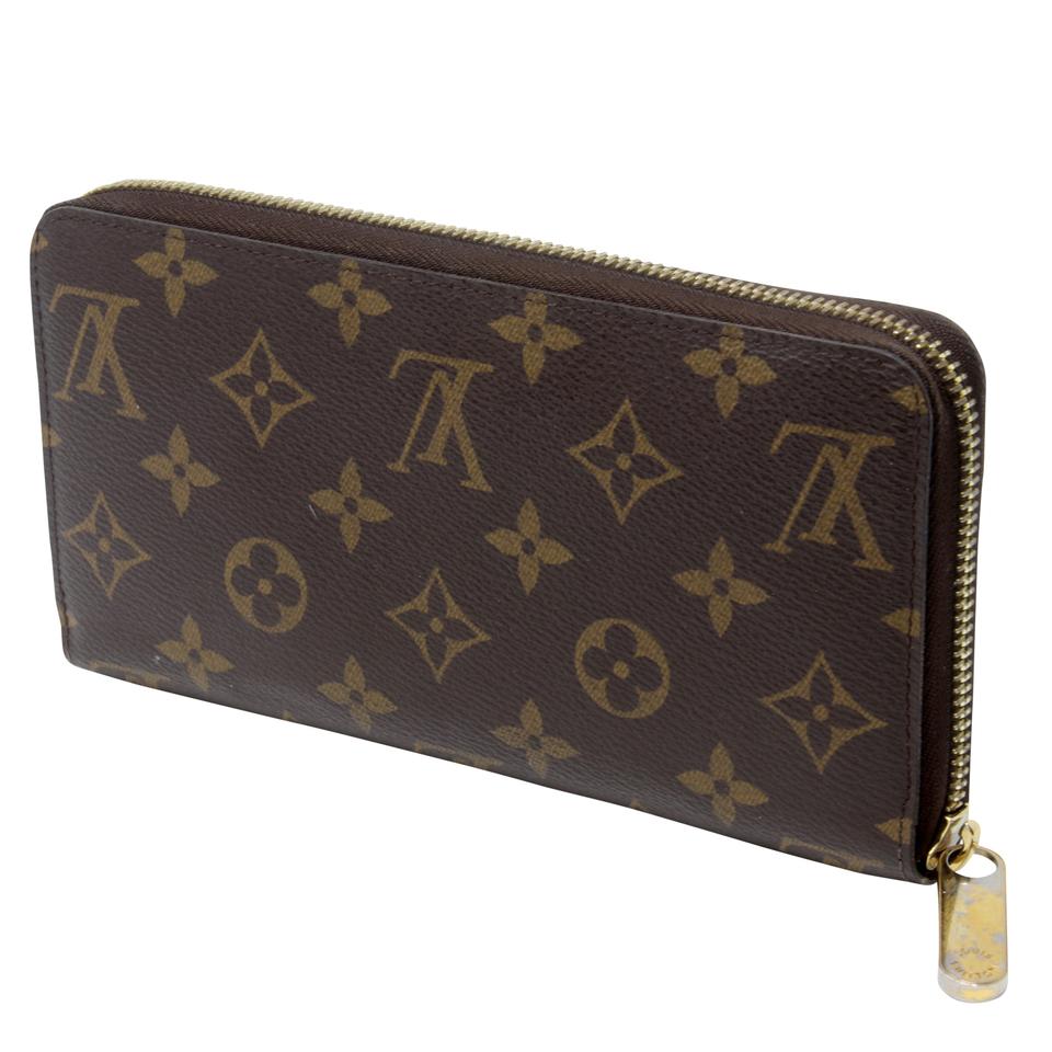 Louis Vuitton Brown Monogram Coated Canvas Zippy Zip Around Wallet