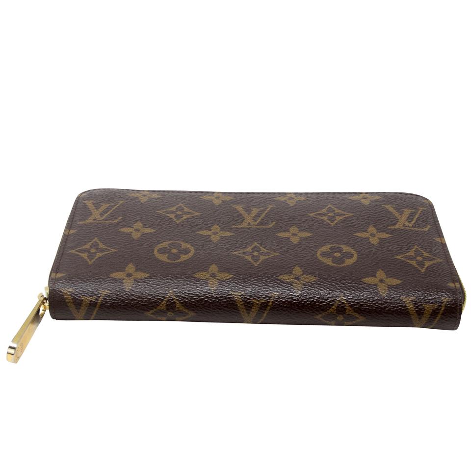 Louis Vuitton Brown Monogram Coated Canvas Zippy Zip Around Wallet