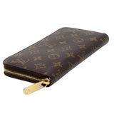 Louis Vuitton Brown Monogram Coated Canvas Zippy Zip Around Wallet