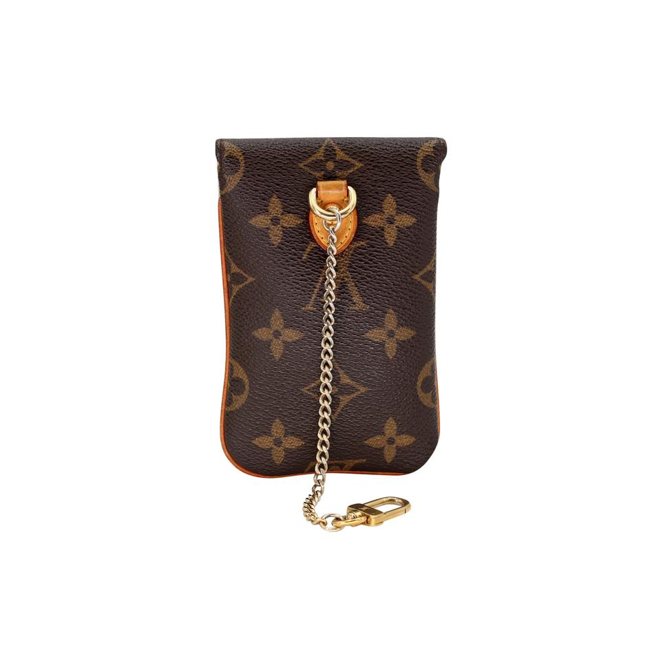 Louis Vuitton Pochette Case Monogram Keychain Wallet LV-1202P-0015