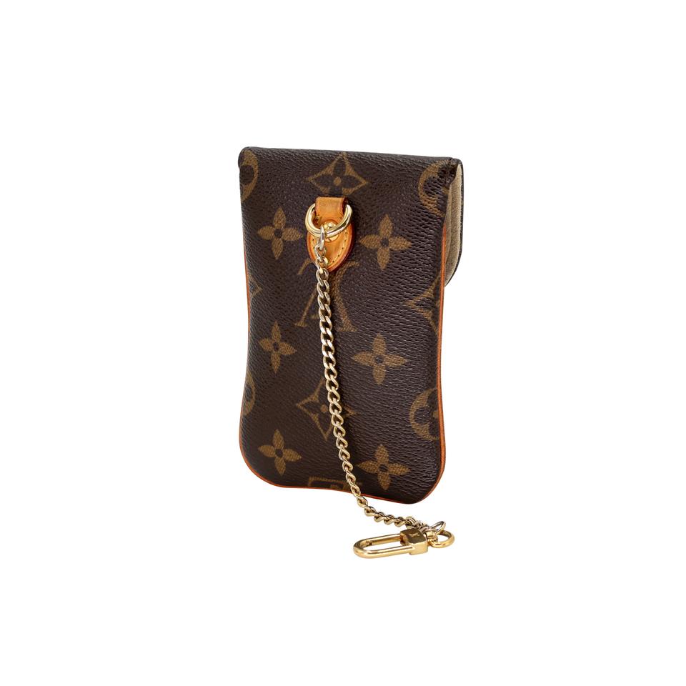 Louis Vuitton Pochette Case Monogram Keychain Wallet LV-1202P-0015