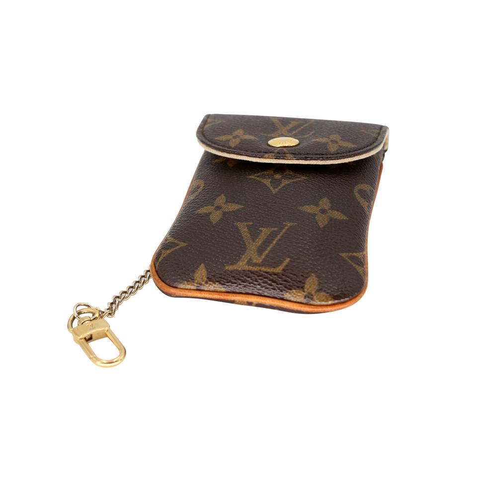 Louis Vuitton Pochette Case Monogram Keychain Wallet LV-1202P-0015