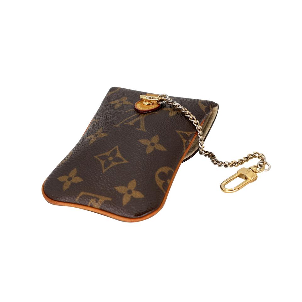 Louis Vuitton Pochette Case Monogram Keychain Wallet LV-1202P-0015