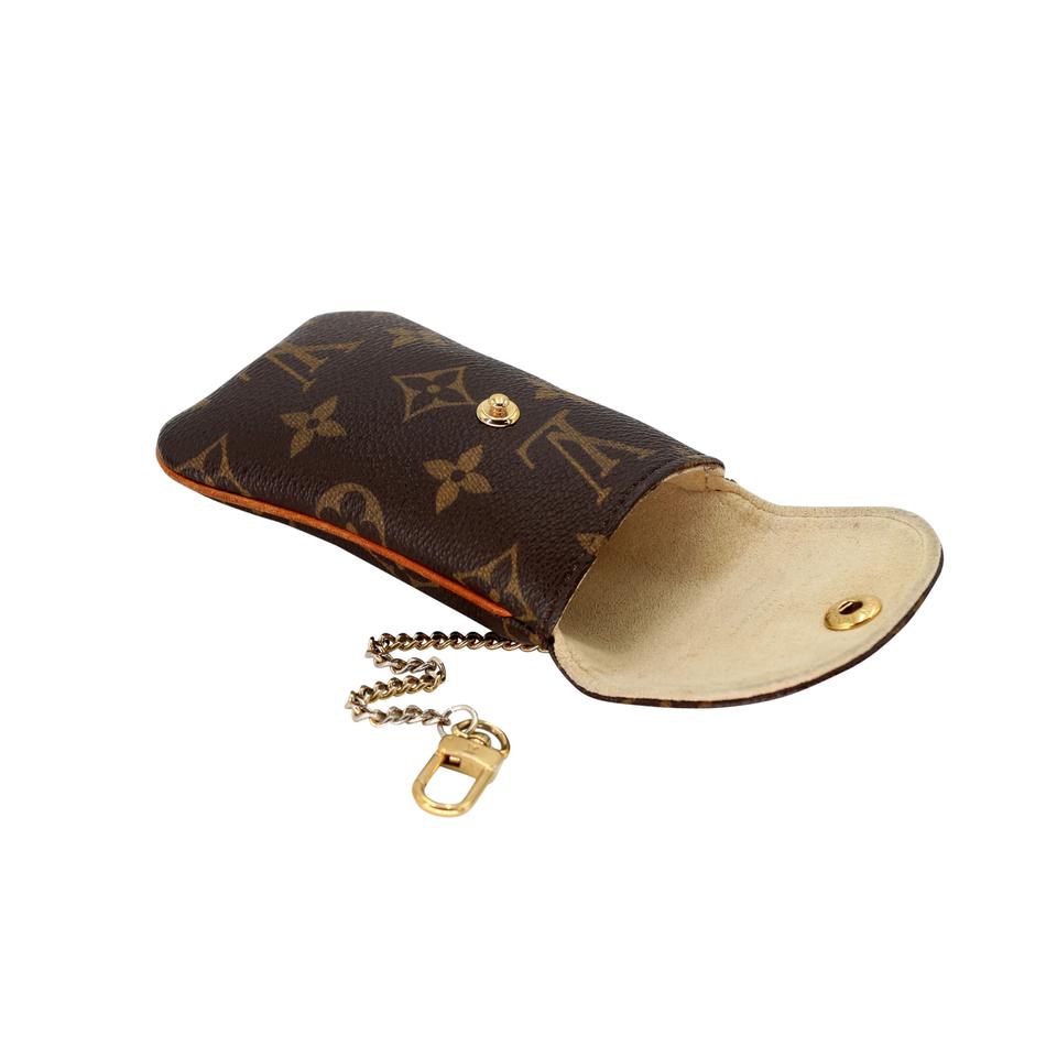Louis Vuitton Pochette Case Monogram Keychain Wallet LV-1202P-0015