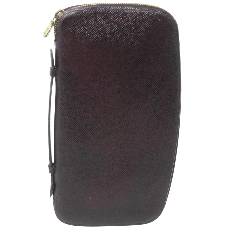 Louis Vuitton Organizer Zip Taiga Leather Atoll Travel Wallet LV-1028P-0001