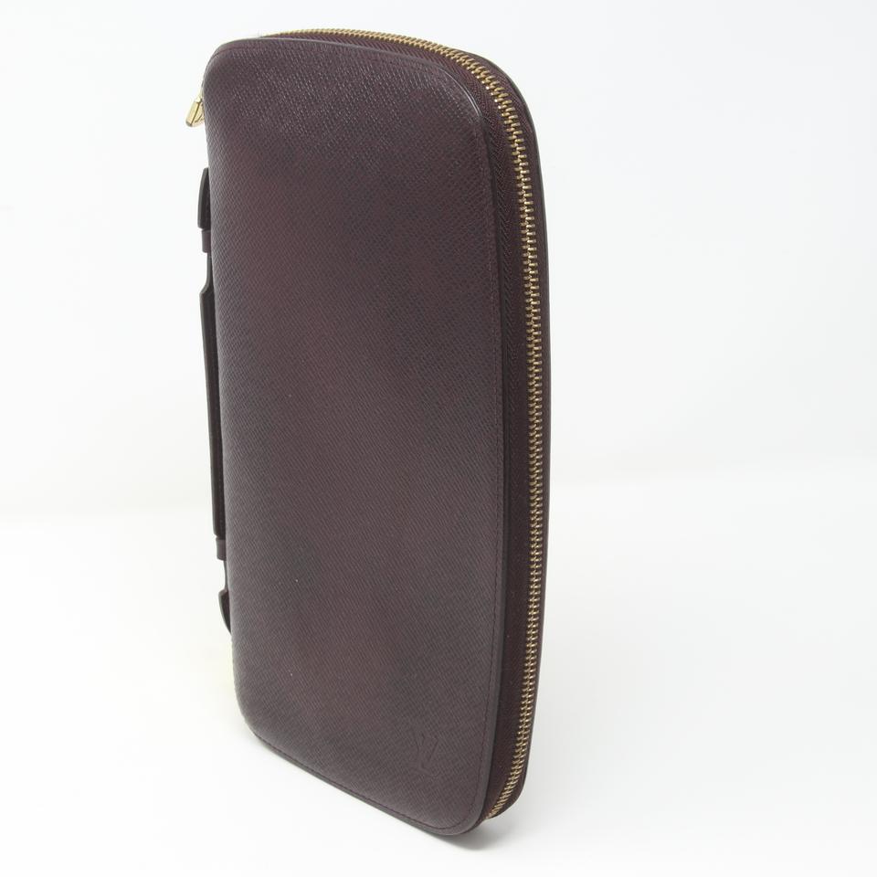 Louis Vuitton Organizer Zip Taiga Leather Atoll Travel Wallet LV-1028P-0001