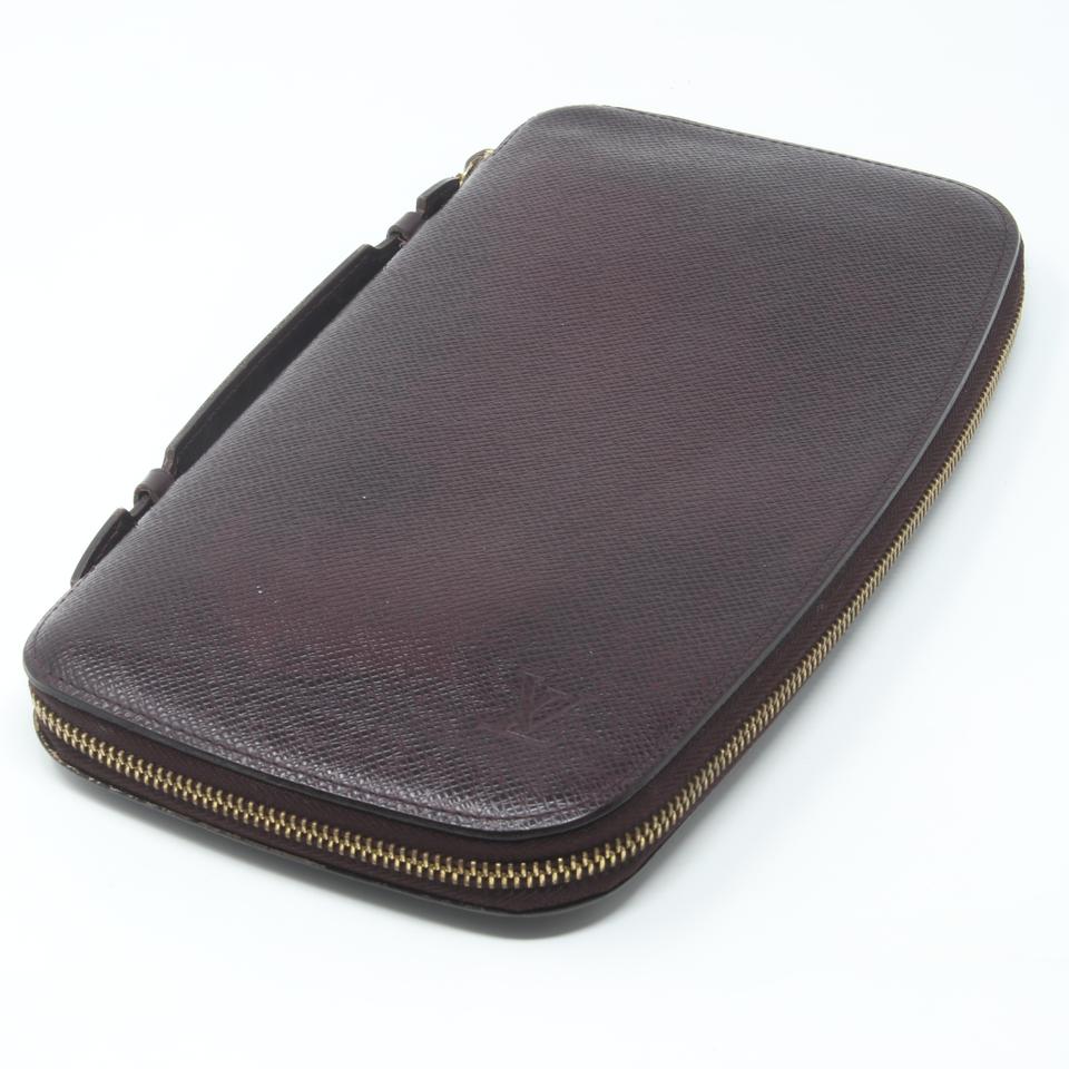 Louis Vuitton Organizer Zip Taiga Leather Atoll Travel Wallet LV-1028P-0001