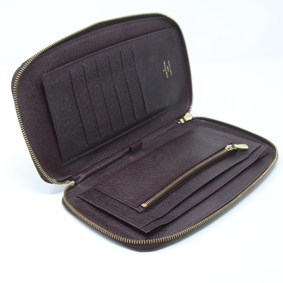 Louis Vuitton Organizer Zip Taiga Leather Atoll Travel Wallet LV-1028P-0001