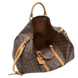 Louis Vuitton Keepall 50 Monogram Canvas Bandouliere Travel Bag LV-0829N-0001
