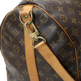 Louis Vuitton Keepall 50 Monogram Canvas Bandouliere Travel Bag LV-0829N-0001
