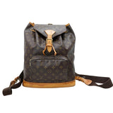 Louis Vuitton Drawstring Montsouris Monogram Canvas Backpack LV-B0505P-0001