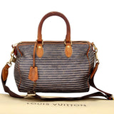 Louis Vuitton Speedy Eden Limited Edition Bandouliere Pesh Monogram Canvas Cross Body Bag