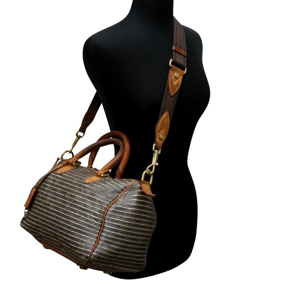 Louis Vuitton Speedy Eden Limited Edition Bandouliere Pesh Monogram Canvas Cross Body Bag