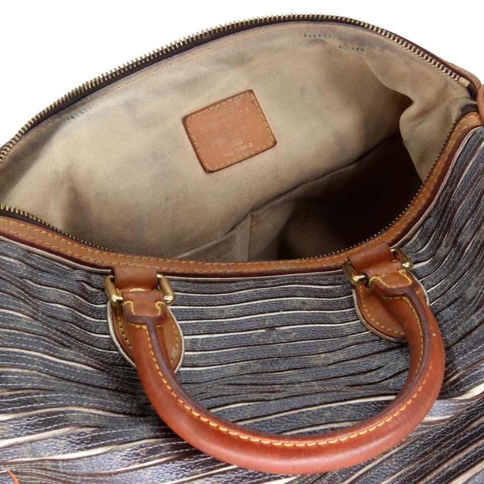 Louis Vuitton Speedy Eden Limited Edition Bandouliere Pesh Monogram Canvas Cross Body Bag