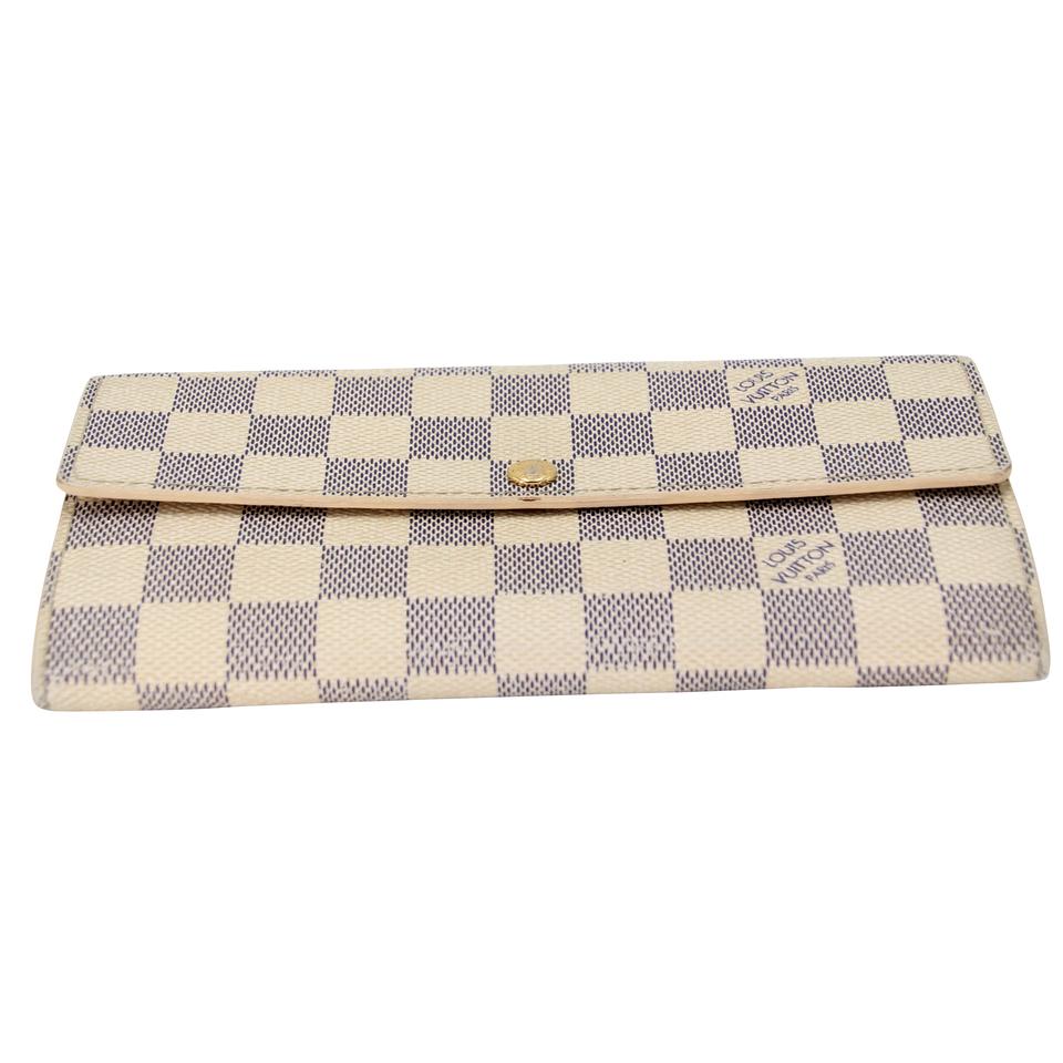 Louis Vuitton Sarah GM Large Azur Canvas Wallet LV-0729N-0003