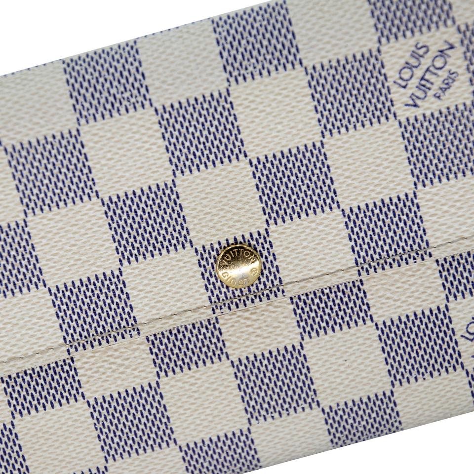Louis Vuitton Sarah GM Large Azur Canvas Wallet LV-0729N-0003
