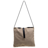 DIOR Beige/Black Oblique Canvas and Mesh Shoulder Bag