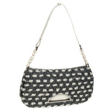 DIOR Grey Tweed Limited Edition Beaded Malice Shoulder Bag