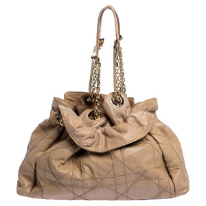 DIOR Beige Cannage Leather Le Trente Tote