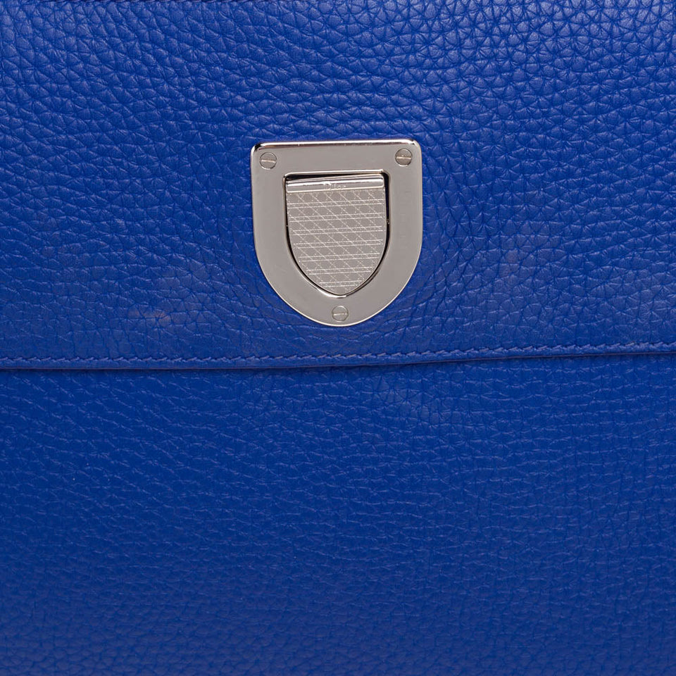 DIOR Blue Pebbled Leather Medium ever Tote