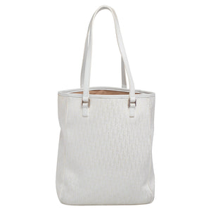 DIOR White issimo Canvas Shopping Tote