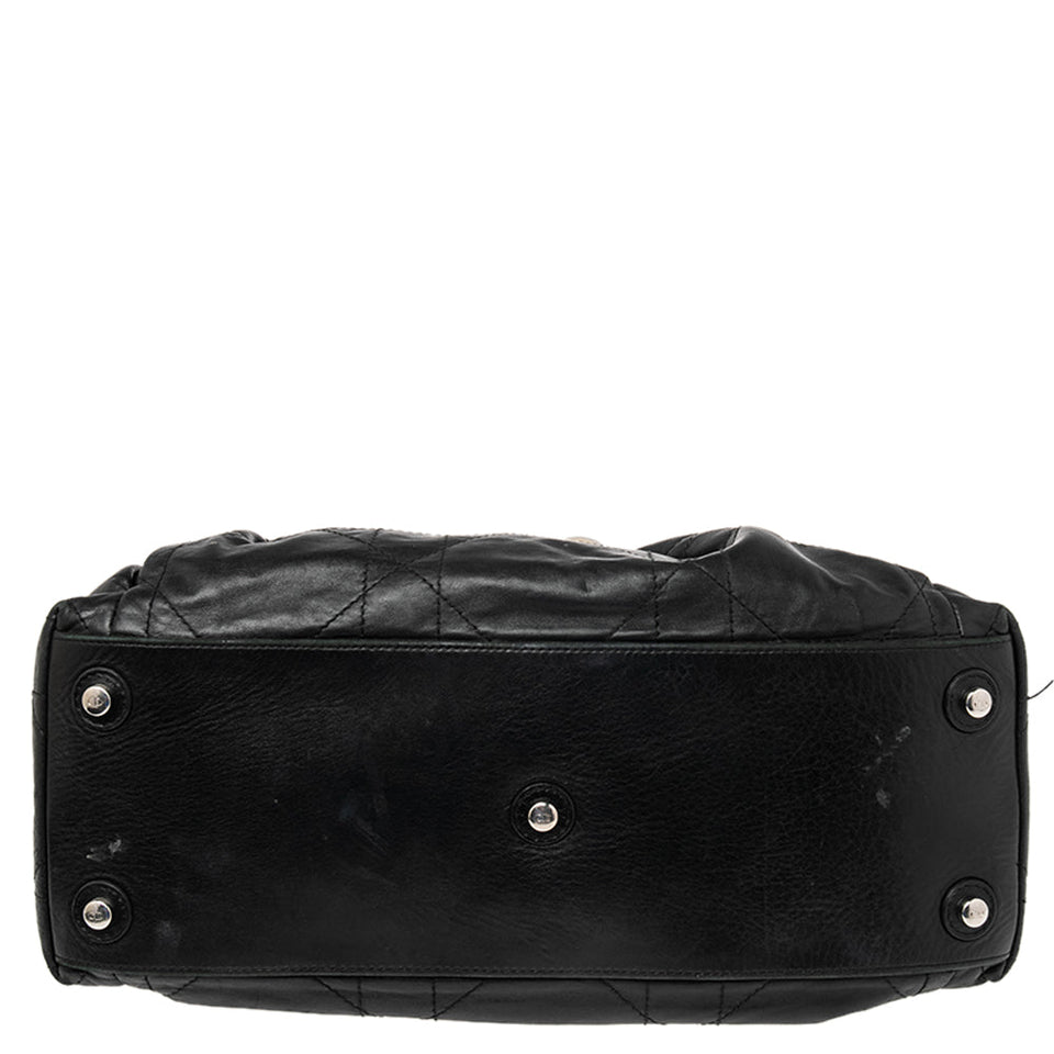 DIOR Black Cannage Leather Le Trente Hobo