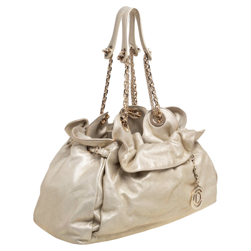 DIOR Gold Leather Le Trente Hobo