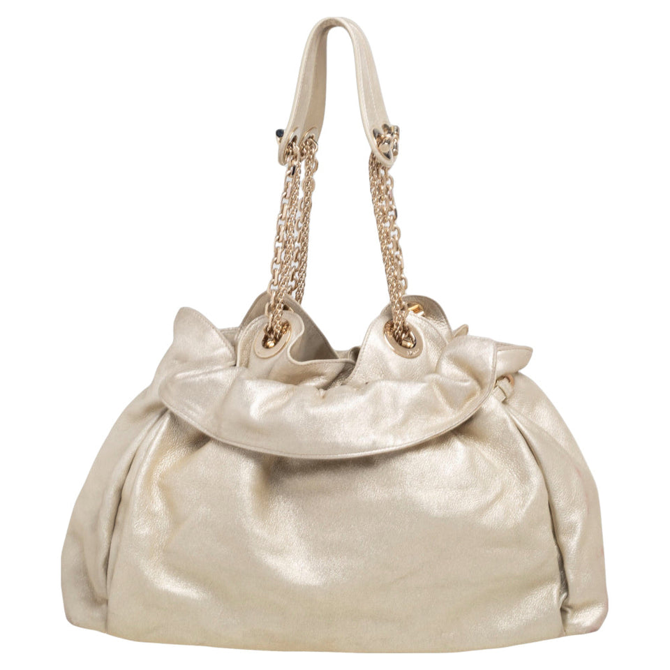 DIOR Gold Leather Le Trente Hobo