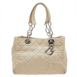 DIOR Beige Cannage Leather Soft Lady  Shopper Tote