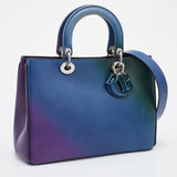 DIOR Multicolor Leather Medium issimo Shopper Tote