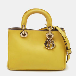 DIOR Yellow Leather Mini issimo Tote