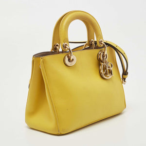 DIOR Yellow Leather Mini issimo Tote