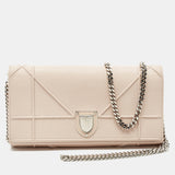 DIOR Beige Leather ama Wallet on Chain