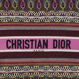 DIOR Multicolor Embroidered Canvas Large Book Tote