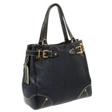 Louis Vuitton Black Suhali Leather Le Majestueux Bag