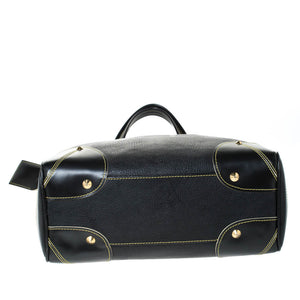 Louis Vuitton Black Suhali Leather Le Majestueux Bag